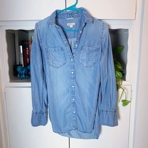 Merona Oversized Chambray Shirt
